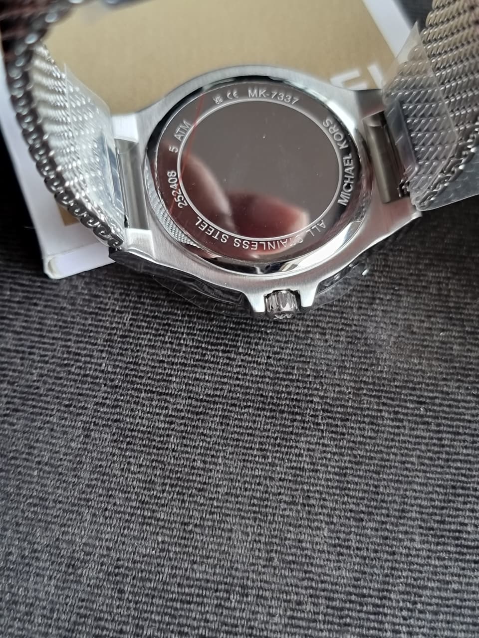 Michael Kors Women’s Quartz Silver Stainless Steel Silver Dial 37mm Watch MK7337