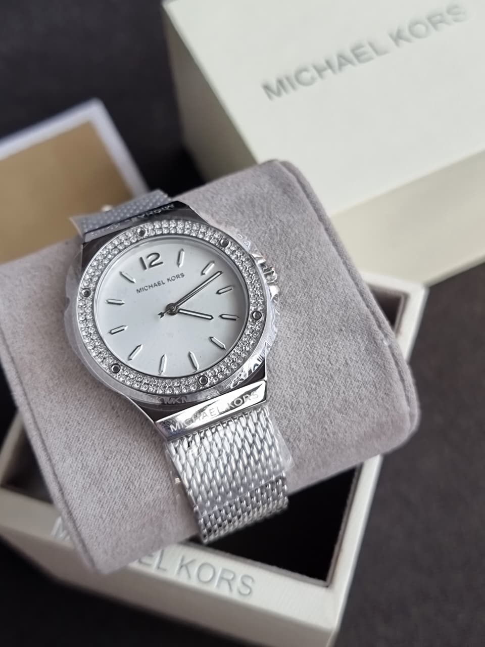 Michael Kors Women’s Quartz Silver Stainless Steel Silver Dial 37mm Watch MK7337