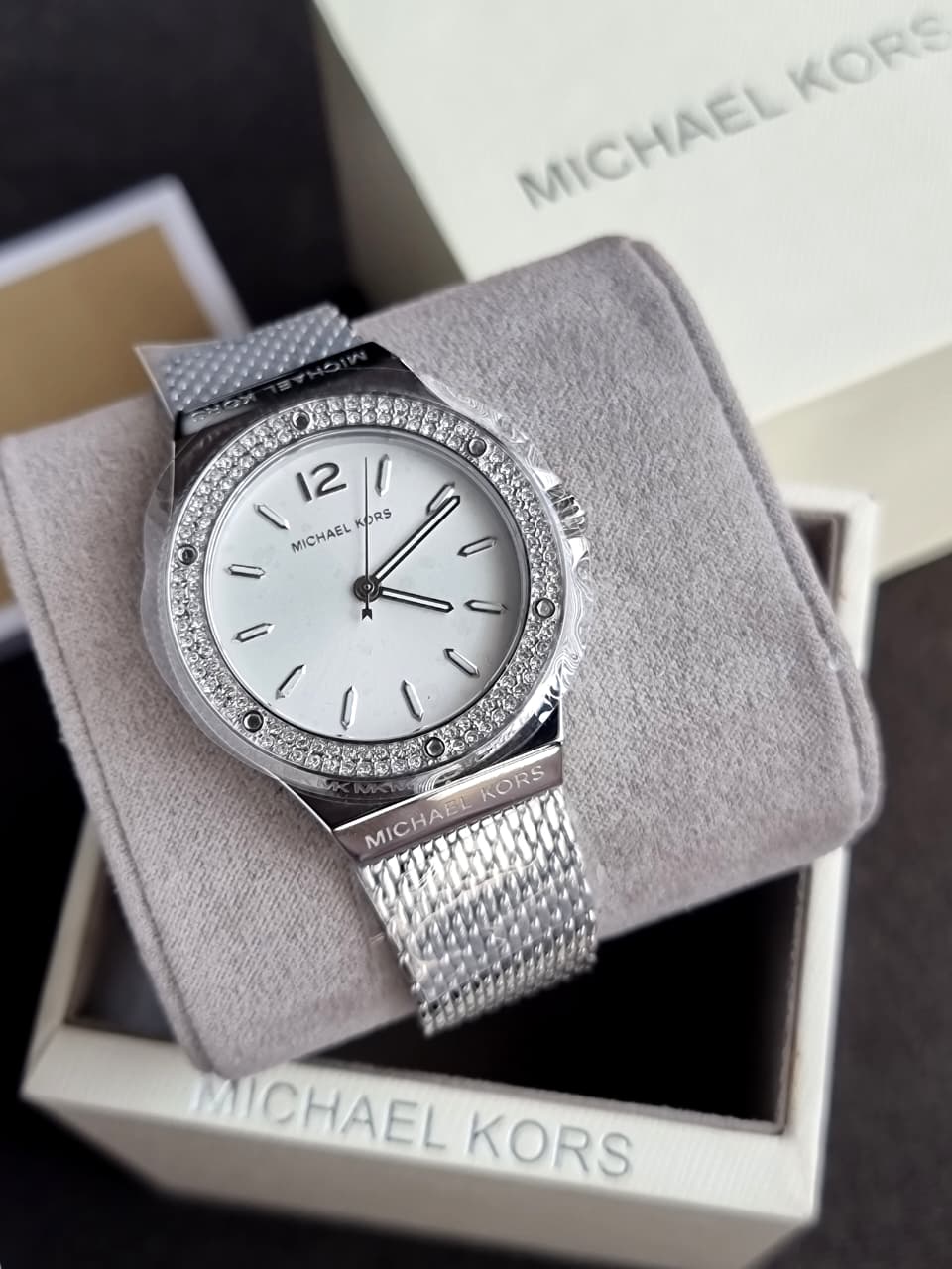 Michael Kors Women’s Quartz Silver Stainless Steel Silver Dial 37mm Watch MK7337