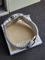 Michael Kors Women’s Quartz Silver Stainless Steel Silver Dial 37mm Watch MK7337
