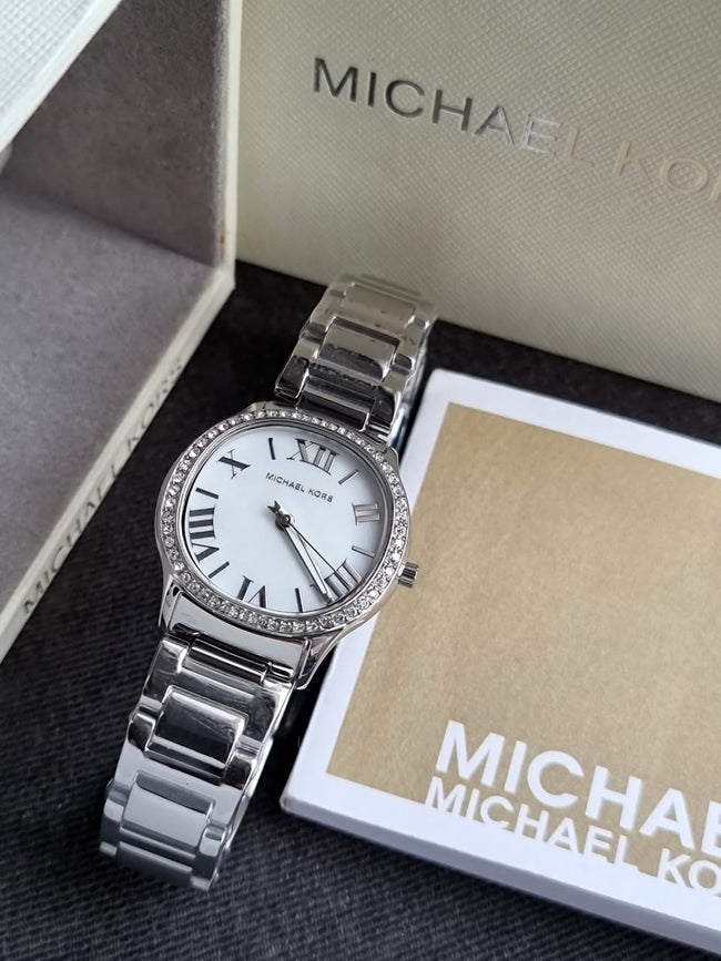 MICHAEL KORS  Sage Quartz Mother of Pearl Dial Ladies Watch MK4824 Hover Image