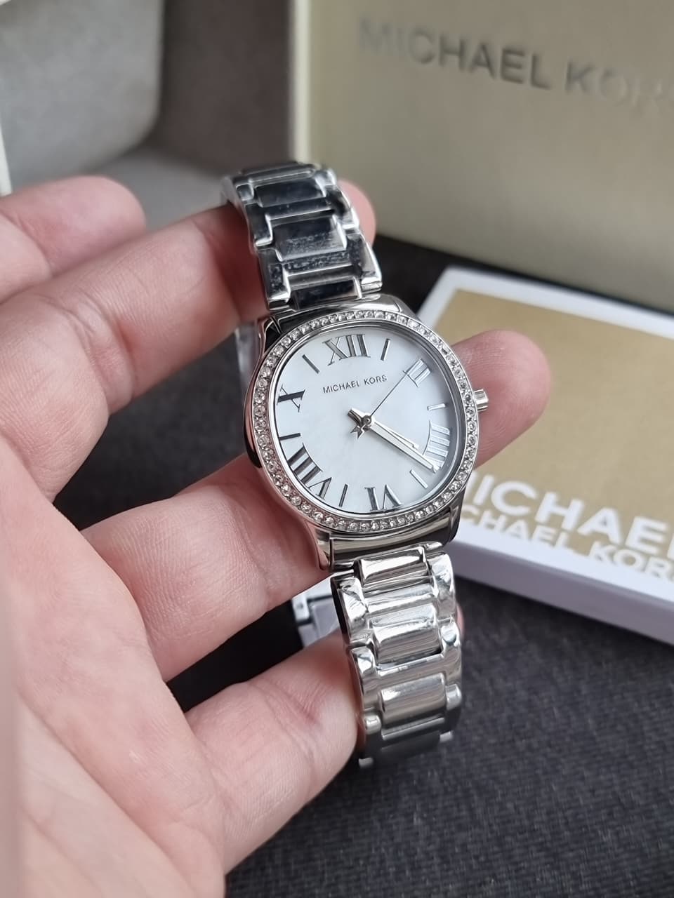 MICHAEL KORS  Sage Quartz Mother of Pearl Dial Ladies Watch MK4824