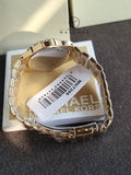 Michael Kors Lennox Watch for Women, Gold Tone Quartz Three Hand Movement with Stainless Steel Strap