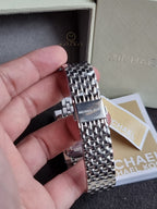 Michael Kors Emery Women's Watch, Rectangular Stainless Steel Watch for Women with Steel mk4829