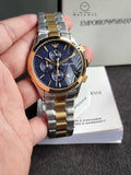 Emporio Armani Paolo Two-tone Stainless Steel Blue Dial Chronograph Quartz Watch for Gents - AR11579