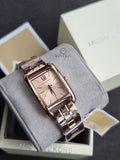 Michael Kors Women’s Quartz Rose Gold Stainless Steel Rose Gold Dial 27mm Watch MKO1032