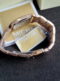 Michael Kors Women’s Quartz Rose Gold Stainless Steel Rose Gold Dial 27mm Watch MKO1032