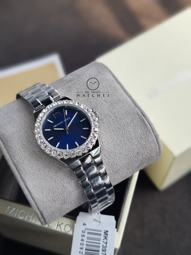Michael Kors Lennox Silver Watch MK7397 Hover Image