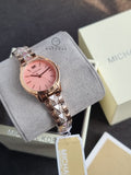 Michael Kors Women’s Quartz Stainless Steel Mother of Pearl Dial 38mm Watch MK6674