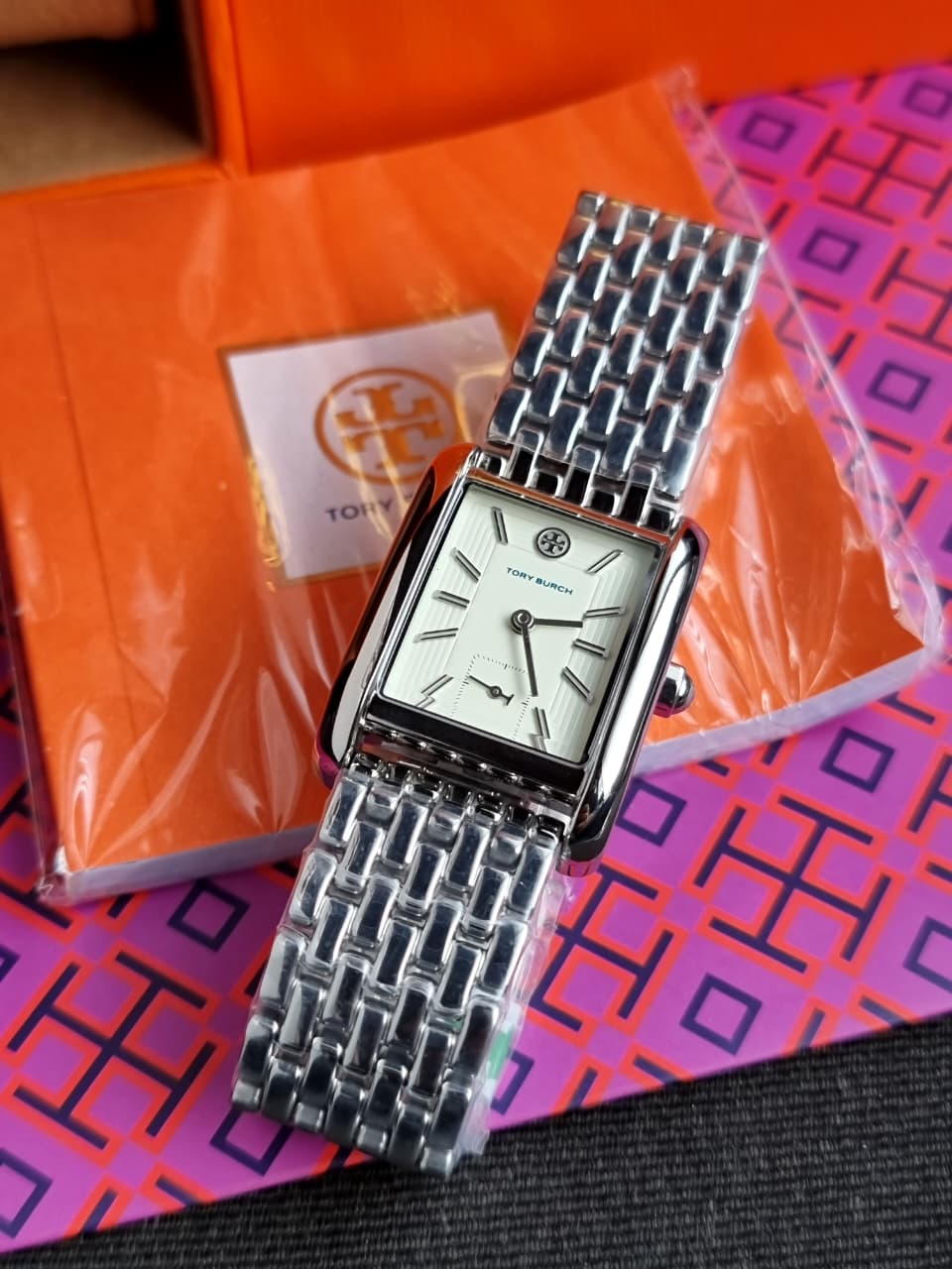 Tory Burch Women's Eleanor Stainless Steel Bracelet Watch Tbw1069