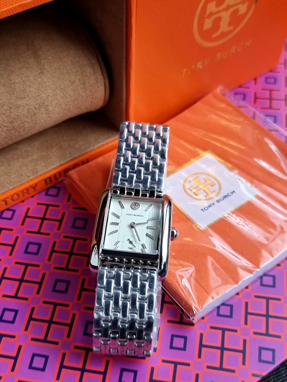 Tory Burch Women's Eleanor Stainless Steel Bracelet Watch Tbw1069