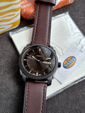 FOSSIL Machine Watch for Men, Quartz Three Hand Date Movement with Stainless Steel