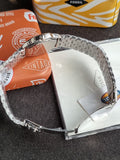 Fossil Women's Harlow Three-Hand Stainless Steel Bracelet Watch ES5363