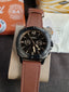 Fossil Privateer Chronograph Brown Leather Watch - BQ2820