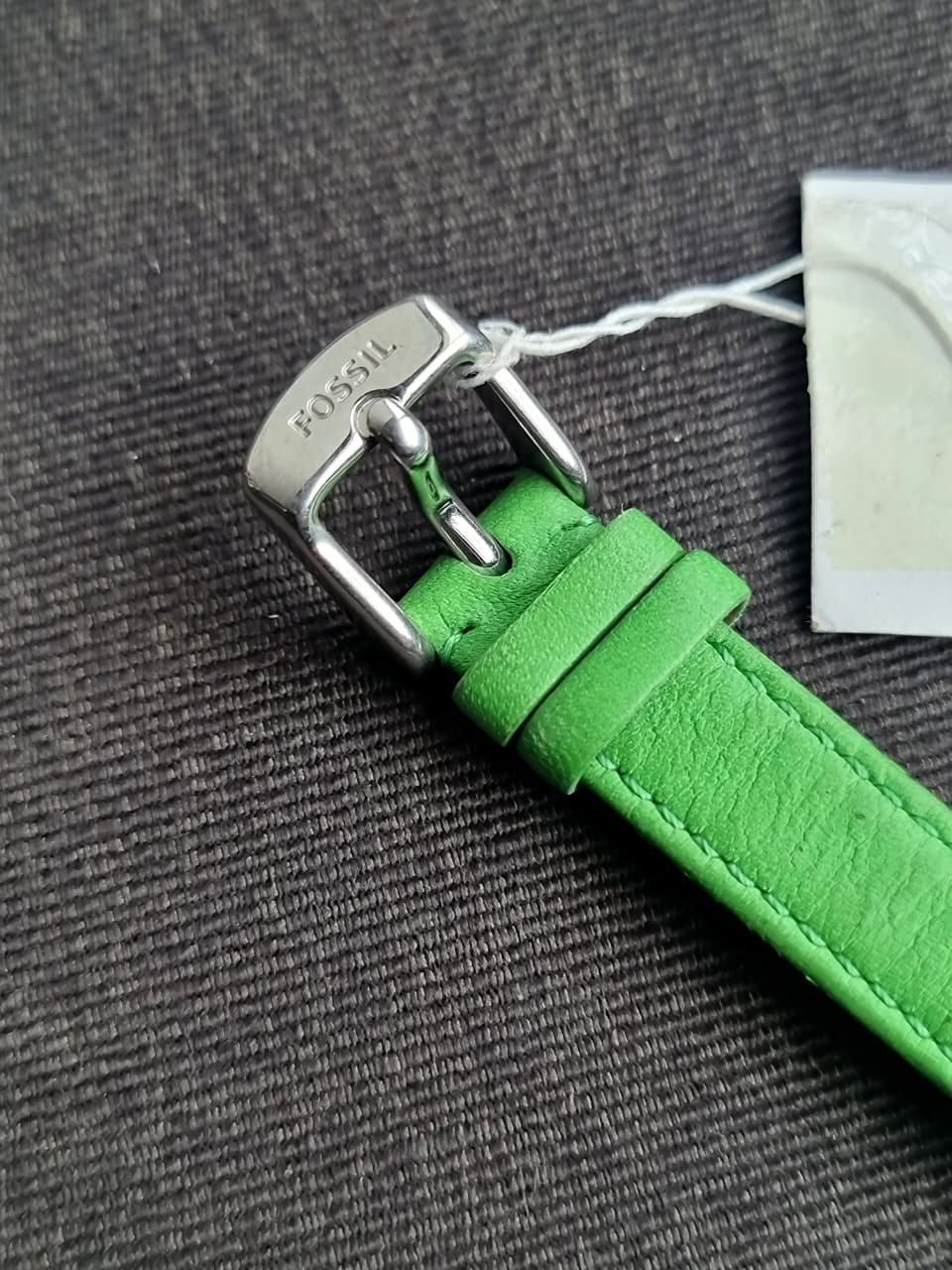 Fossil es3303 Ladies Watch Green Leather Strap Quartz Watch (BACK PLAIN ) Without BOX