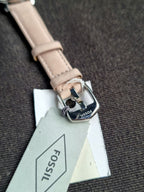 Fossil Jacqueline ES4153 Women's Beige Leather Analog Dial Quartz Watch (PLAIN BACK)Without Box