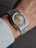 Rado Vintage Rectangular Dial Brown Dial Quartz Watch