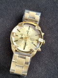 Diesel Spiked Men's Watch, Chronograph Watch with Stainless Steel Bracelet  DZ4608