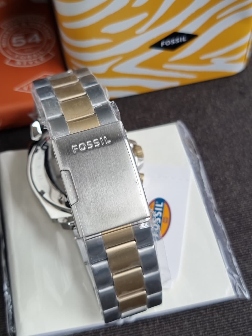 Fossil Privateer Chronograph Two-Tone Stainless Steel Watch - BQ2815