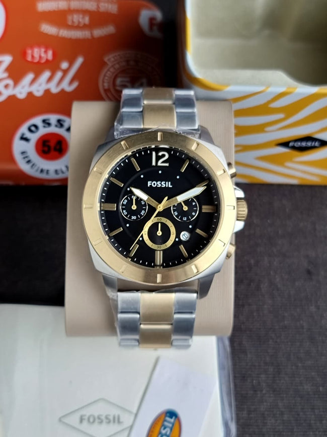Fossil Privateer Chronograph Two-Tone Stainless Steel Watch - BQ2815 Main Image