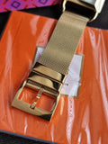 Tory Burch Phipps Gold Stainless Steel Mesh Women's Watch TBW7250
