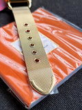 Tory Burch Phipps Gold Stainless Steel Mesh Women's Watch TBW7250