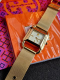 Tory Burch Phipps Gold Stainless Steel Mesh Women's Watch TBW7250