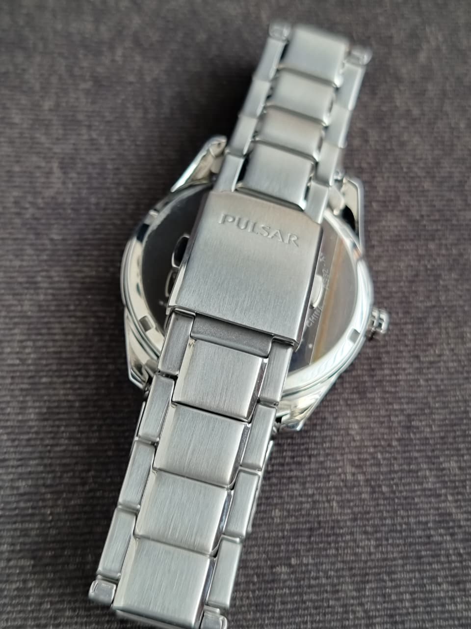 Pulsar Solor Operated Black Dial 39mm Quartz Watch