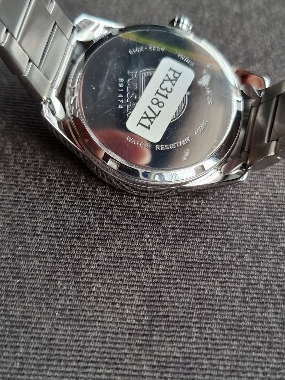 Pulsar Solor Operated Black Dial 39mm Quartz Watch