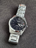 Pulsar Solor Operated Black Dial 39mm Quartz Watch