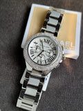 MICHAEL KORS Camille Light-Silver Dial Chronograph Unisex Watch MK5634