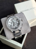 MICHAEL KORS Camille Light-Silver Dial Chronograph Unisex Watch MK5634