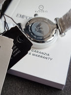 Emporio Armani Women’s Quartz Stainless Steel Mother of Pearl 30mm Watch AR1485
