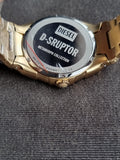 Diesel Stainless Steel Analog White Dial Men's Watch-Dz2214, Band Color:Gold
