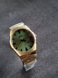 Diesel Stainless Steel Analog White Dial Men's Watch-Dz2214, Band Color:Gold