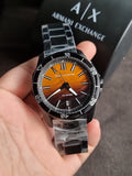 Armani Exchange Men’s Quartz Black Stainless Steel Black Dial 44mm Watch AX1964