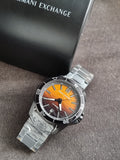 Armani Exchange Men’s Quartz Black Stainless Steel Black Dial 44mm Watch AX1964