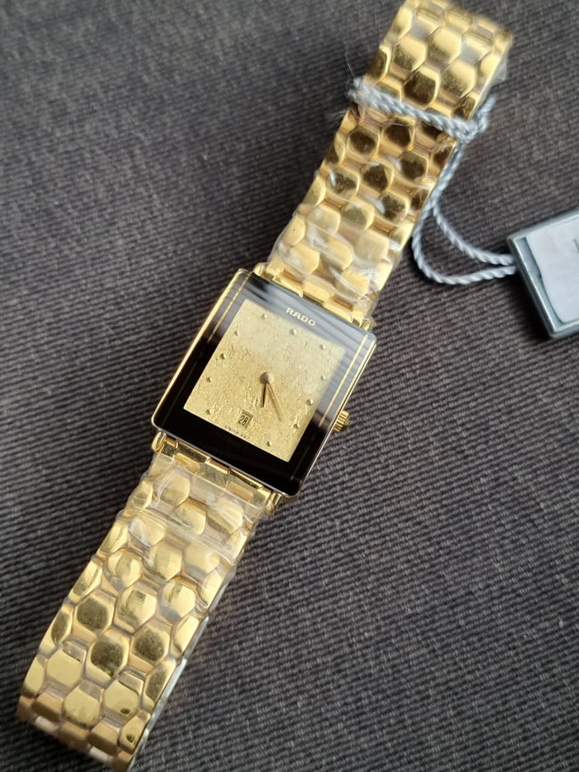 Rado Florence 160.3605 Gents Watch Golden Casing Golden Chain Main Image