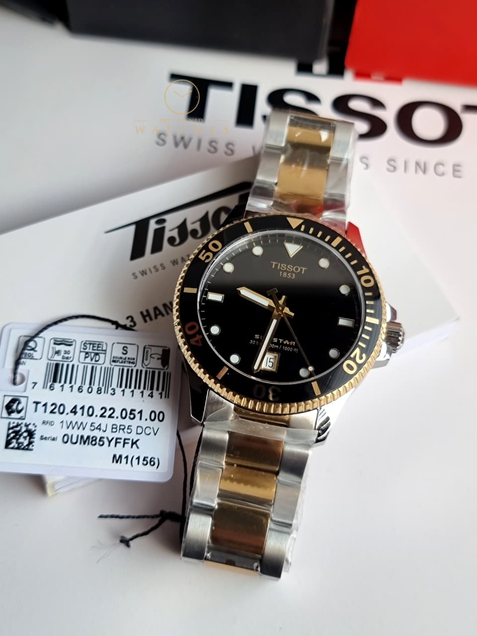 TISSOT  T-Sport Quartz Black Dial Men's Watch Item No. T120.410.22.051.00
