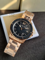 MICHAEL KORS NOLAN MK9098 Stainless Steel Gold Rose Black
