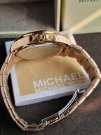 MICHAEL KORS NOLAN MK9098 Stainless Steel Gold Rose Black