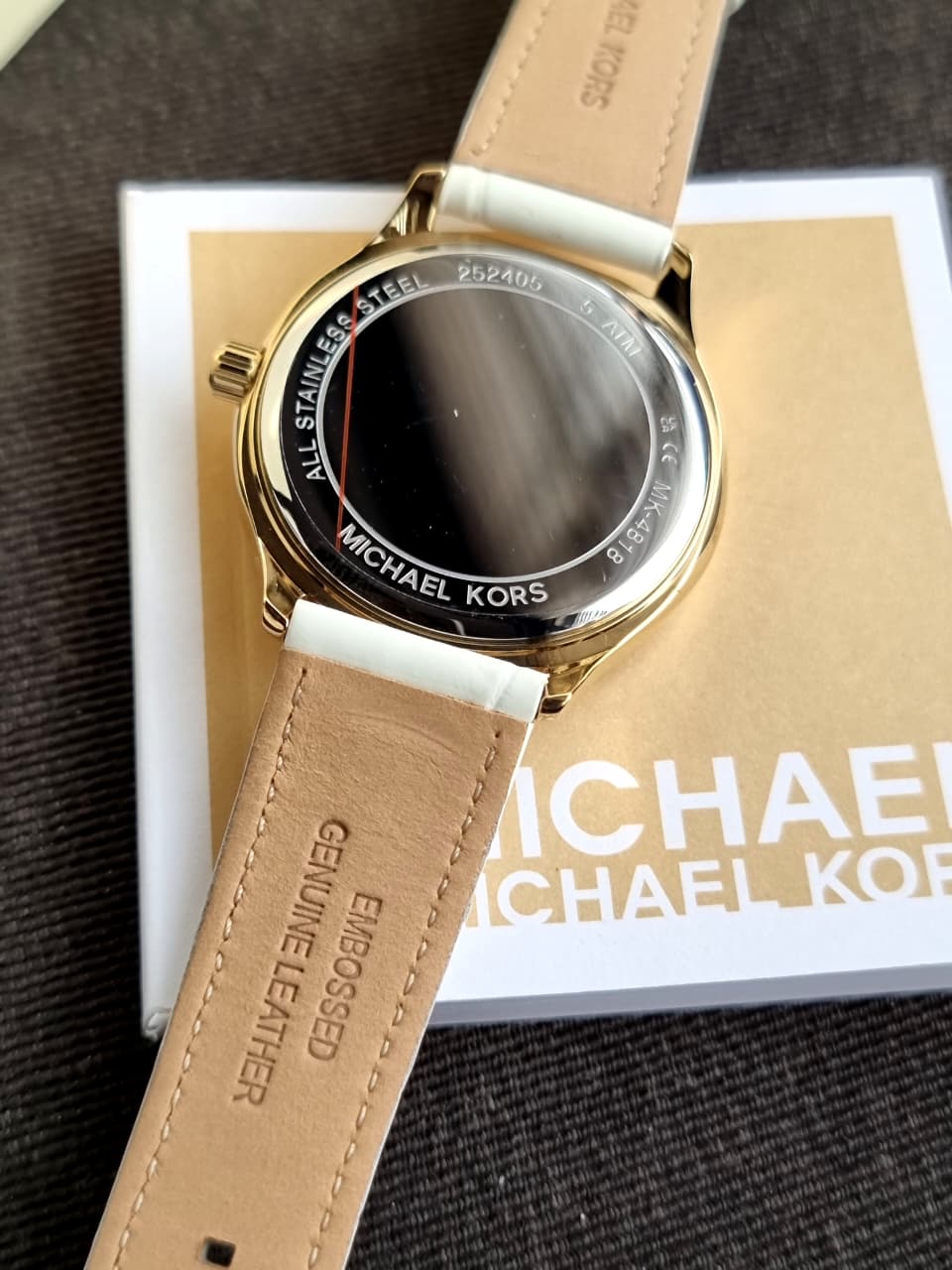 Michael Kors Sage Watch for Women, Quartz Three Hand Movement with Stainless Steel MK4818