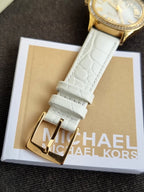 Michael Kors Sage Watch for Women, Quartz Three Hand Movement with Stainless Steel MK4818
