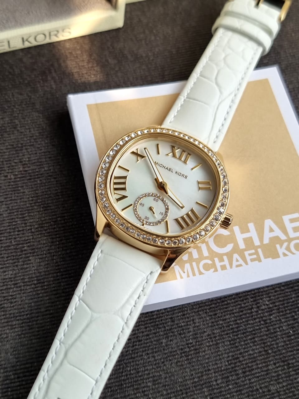 Michael Kors Sage Watch for Women, Quartz Three Hand Movement with Stainless Steel MK4818