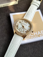 Michael Kors Sage Watch for Women, Quartz Three Hand Movement with Stainless Steel MK4818