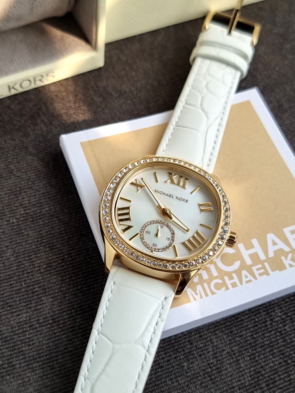 Michael Kors Sage Watch for Women, Quartz Three Hand Movement with Stainless Steel MK4818