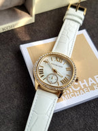 Michael Kors Sage Watch for Women, Quartz Three Hand Movement with Stainless Steel MK4818