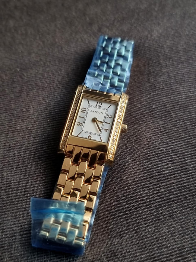 Lanvin  Swiss made Ladies Watch Golden Casing Quartz Watch Main Image