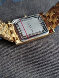 Lanvin  Swiss made Ladies Watch Golden Casing Quartz Watch
