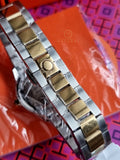 Tory Burch Collins Two-tone Stainless Steel Ivory Dial Quartz Watch for Ladies - TBW1306